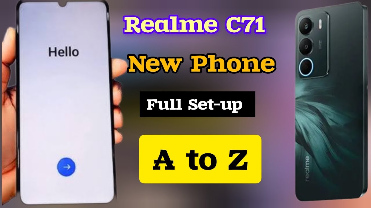Realme C71 Full set up (Rmx5303) New Phone Set-up A to Z, Ready for use