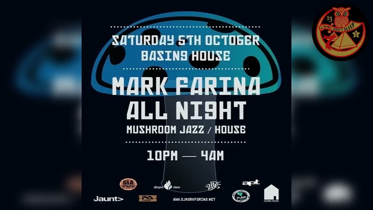 Mark Farina @ Basing House, London- October 5, 2013- Part 2