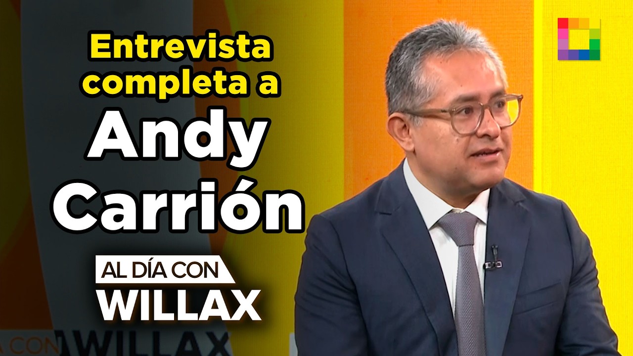 Al Día con Willax - FEB 27 - ENTREVISTA COMPLETA A ANDY CARRIÓN | Willax