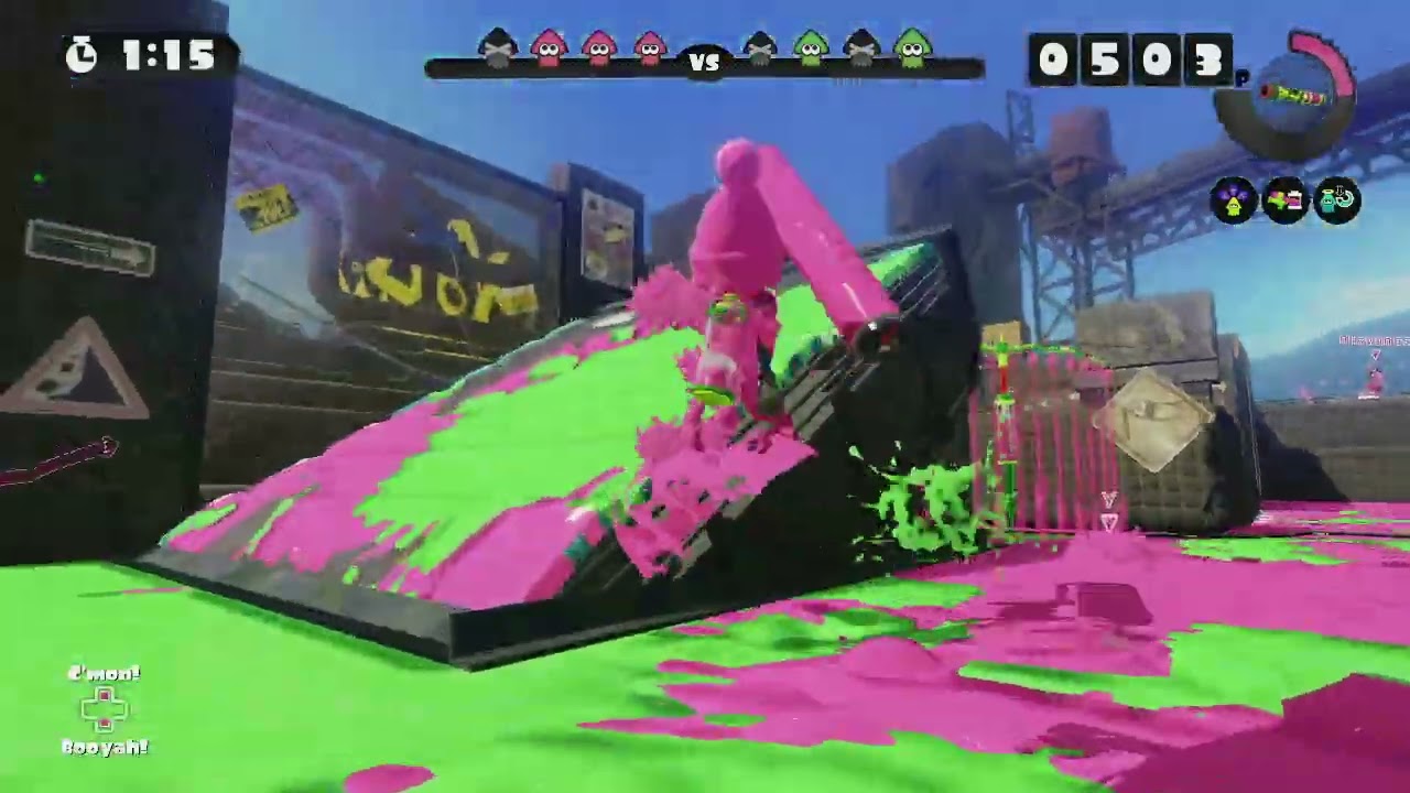 Trying out the CoroCoro Splat Roller!