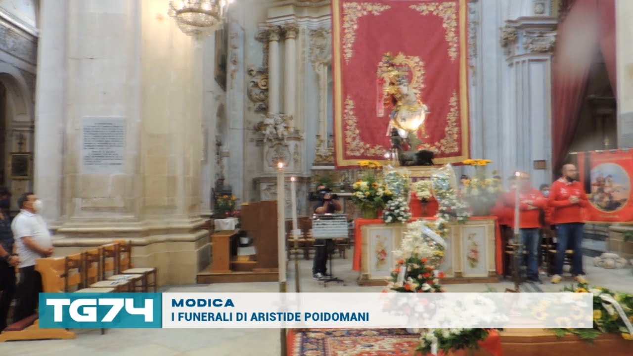 MODICA - I FUNERALI DI ARISTIDE POIDOMANI