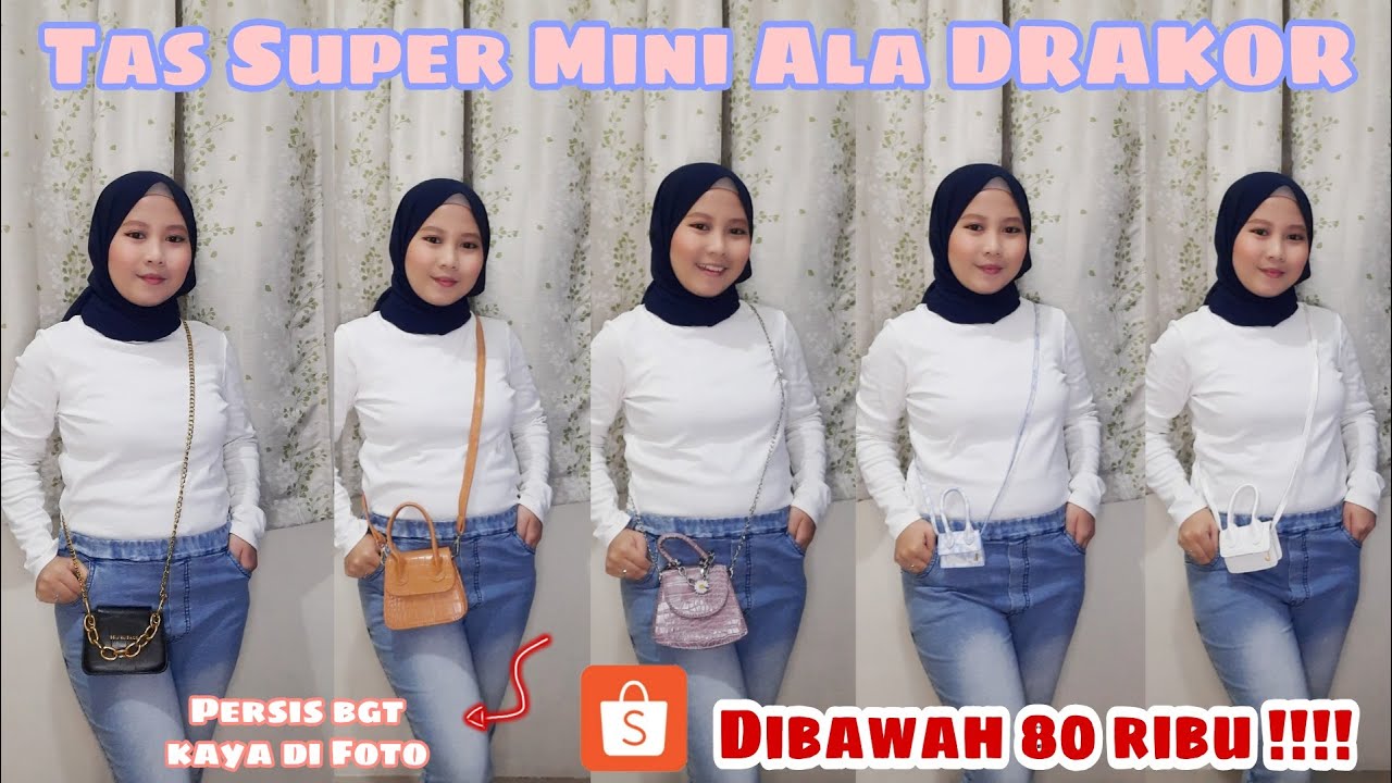 SHOPEE HAUL BORONG TAS MINI SUPER MURAH !!!