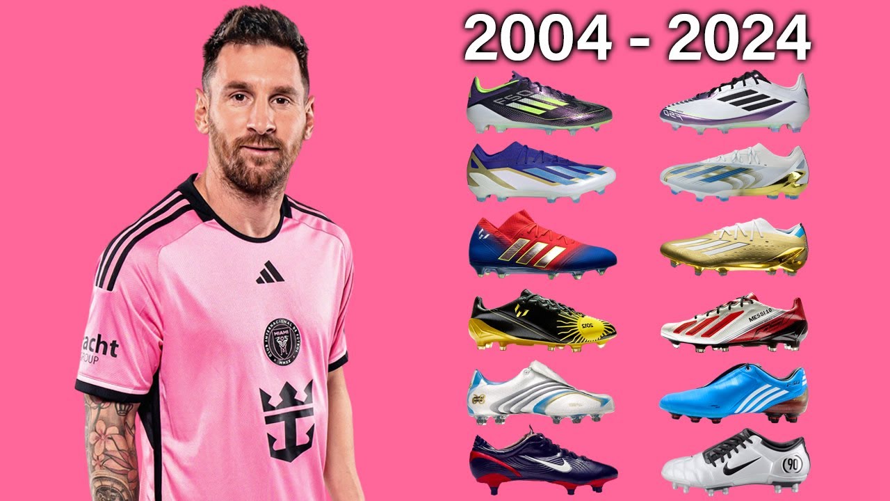 LIONEL MESSI - New Soccer Cleats & All Football Boots 2004-2024