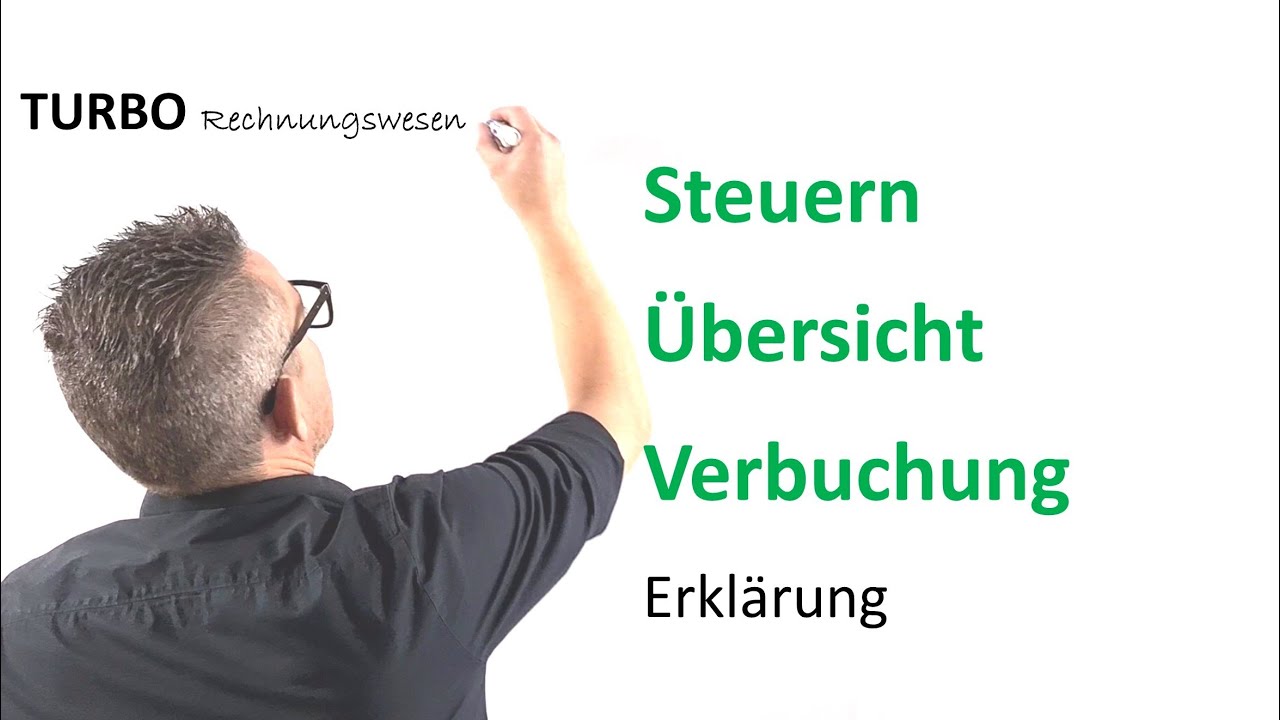 Steuern Übersicht Verbuchung Erklärung