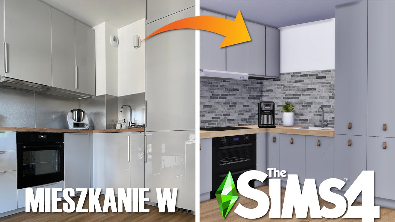 odtwarzam swoje MIESZKANIE W SIMS 4 (studenckie mieszkanie tour)