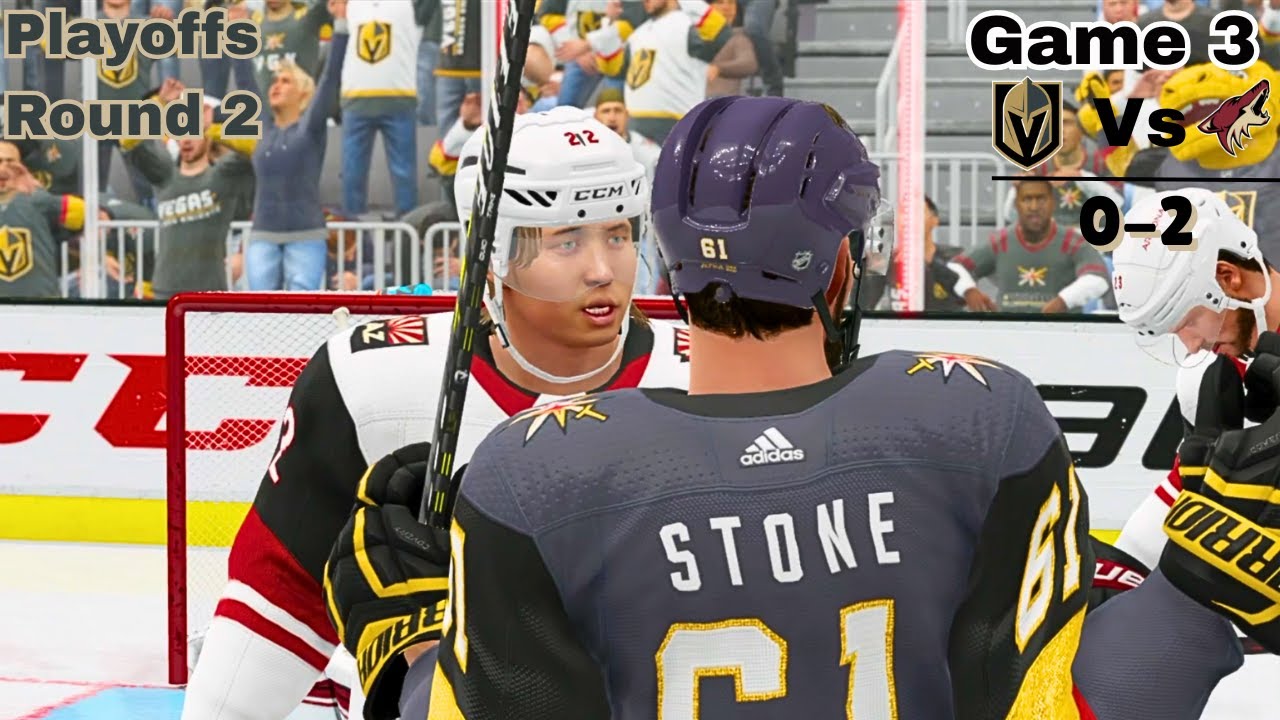 🏒 NHL 19 (Player Career) Gameplay & Reactions, AZ Coyotes - Playoffs Round 2 Game 3   (PS4)