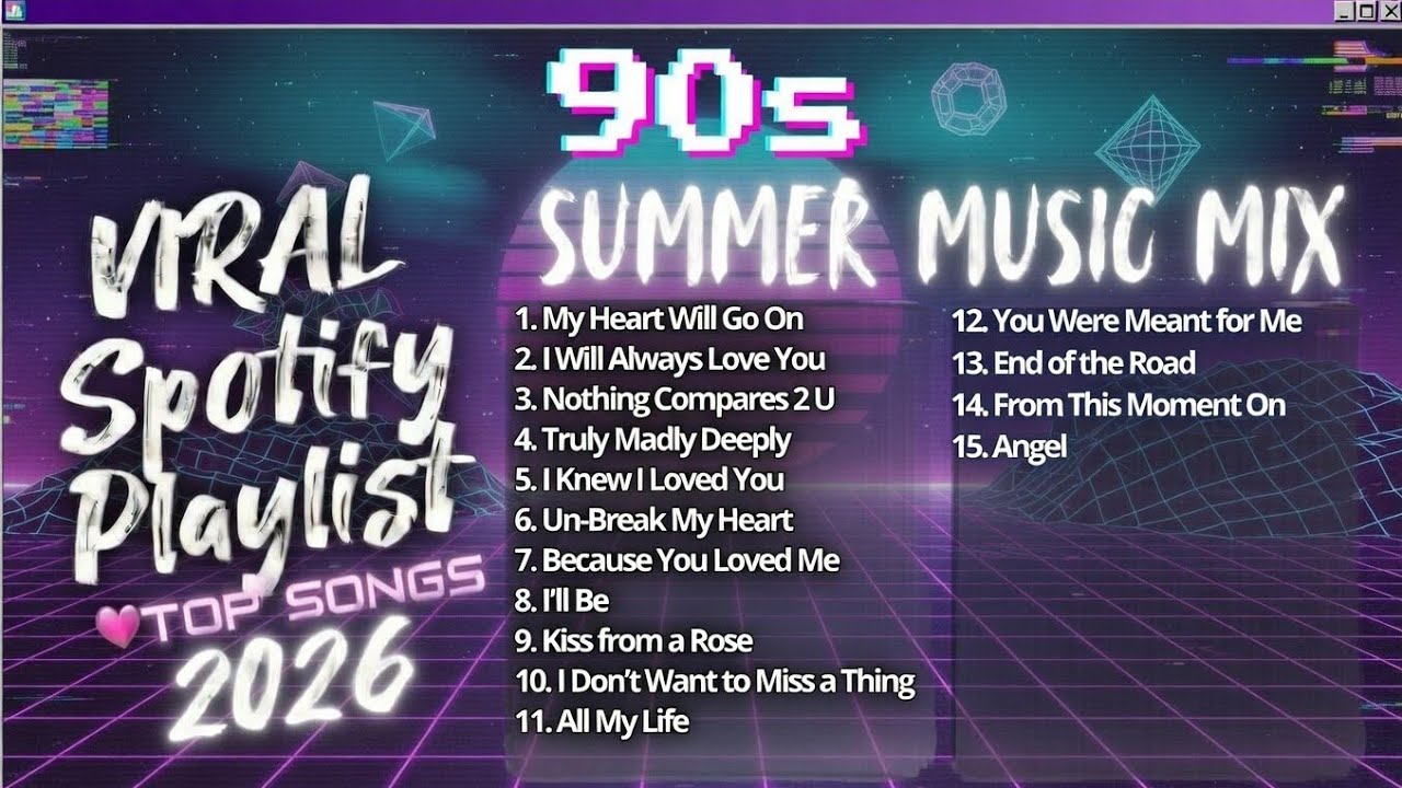 Spotify playlist - Ultimate 90s Slow Pop Ballads 2026 🌌Nostalgia Slow Jams & Love Songs - Deep house