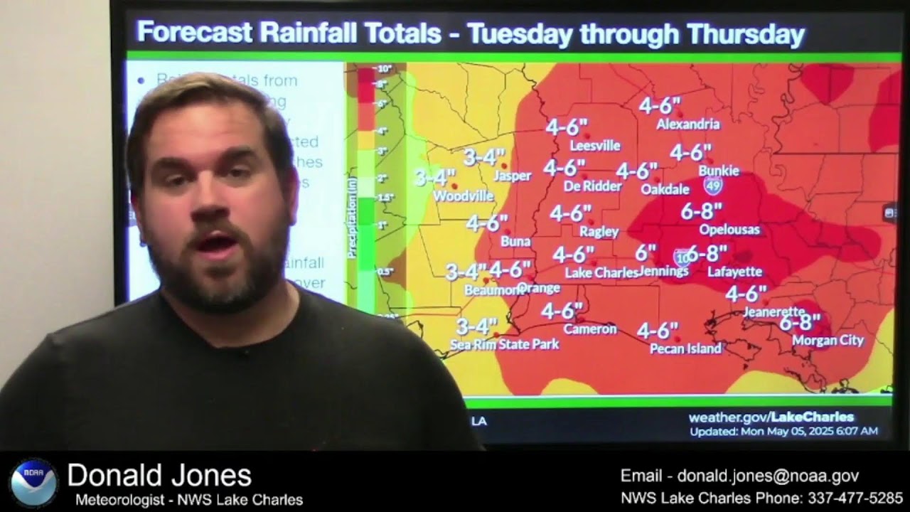NWS Lake Charles Flood and Severe Weather Briefing