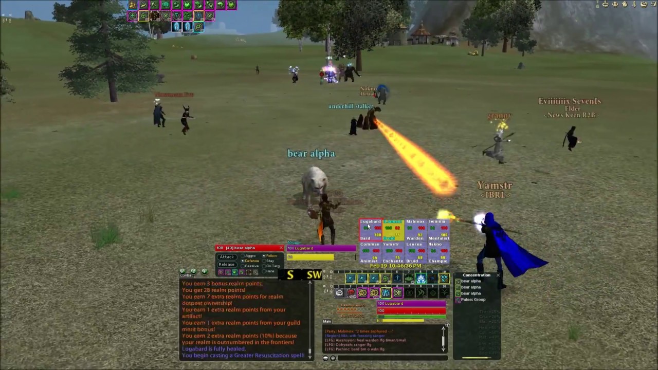 DAoC Ywain - 02/19/17 Druid POV 8v8 only.