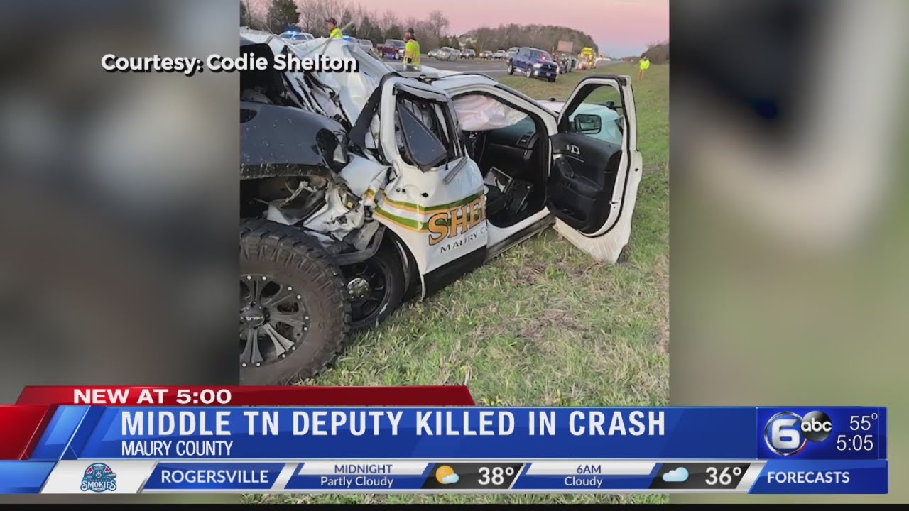 Middle Tennessee deputy killed in crash