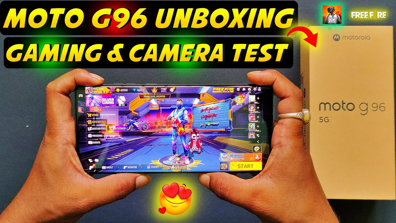 moto g96 5G - Unboxing & MOTO G96 5G Free Fire Test | Moto g96 5g Bgmi test | Moto g96 camera test 😍