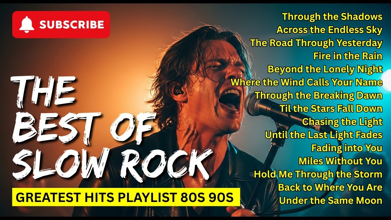 Top 20 Slow Rock Love Songs | Timeless Ballads from the Golden Era