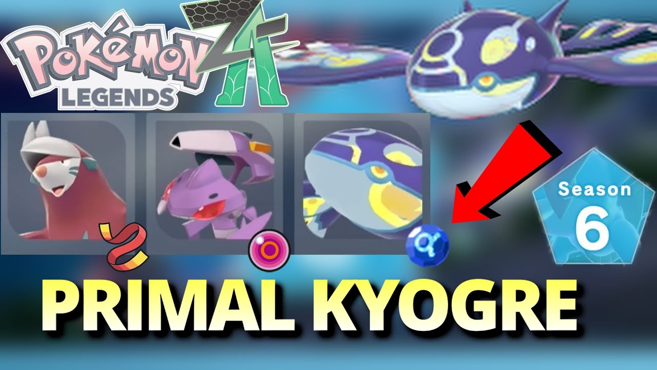 PRIMAL Kyogre Team! Pokemon Legends Z-A Ranked Battles Season 6