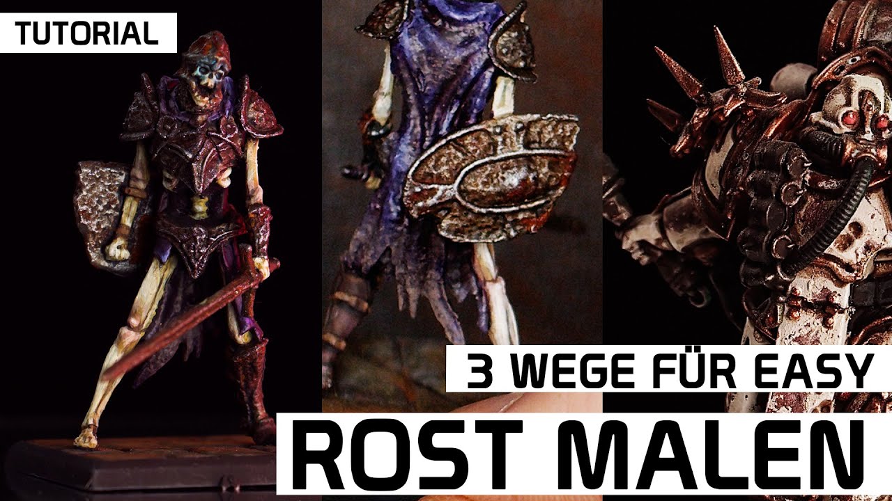 Tutorial: Rost malen | 3 leichte Varianten | DICED