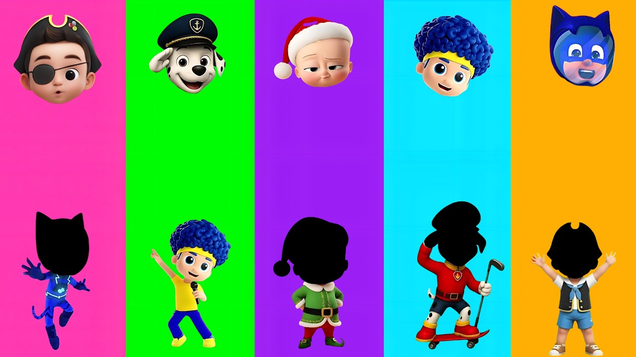 Wrong eyes👀 challenge DAME TU COSITA Pj Masks Funny Puzzle Wrong Heads