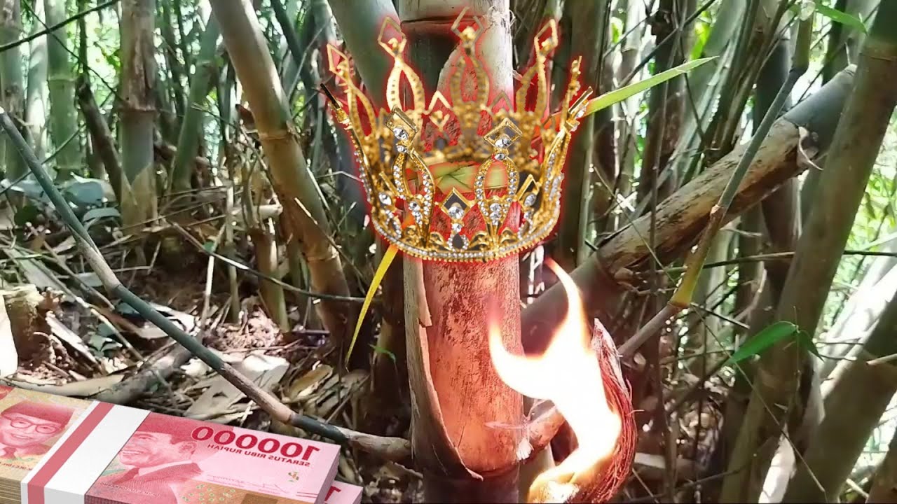 GEMPAR..!! nemu mahkota ratu demit dari dalam bambu petuk
