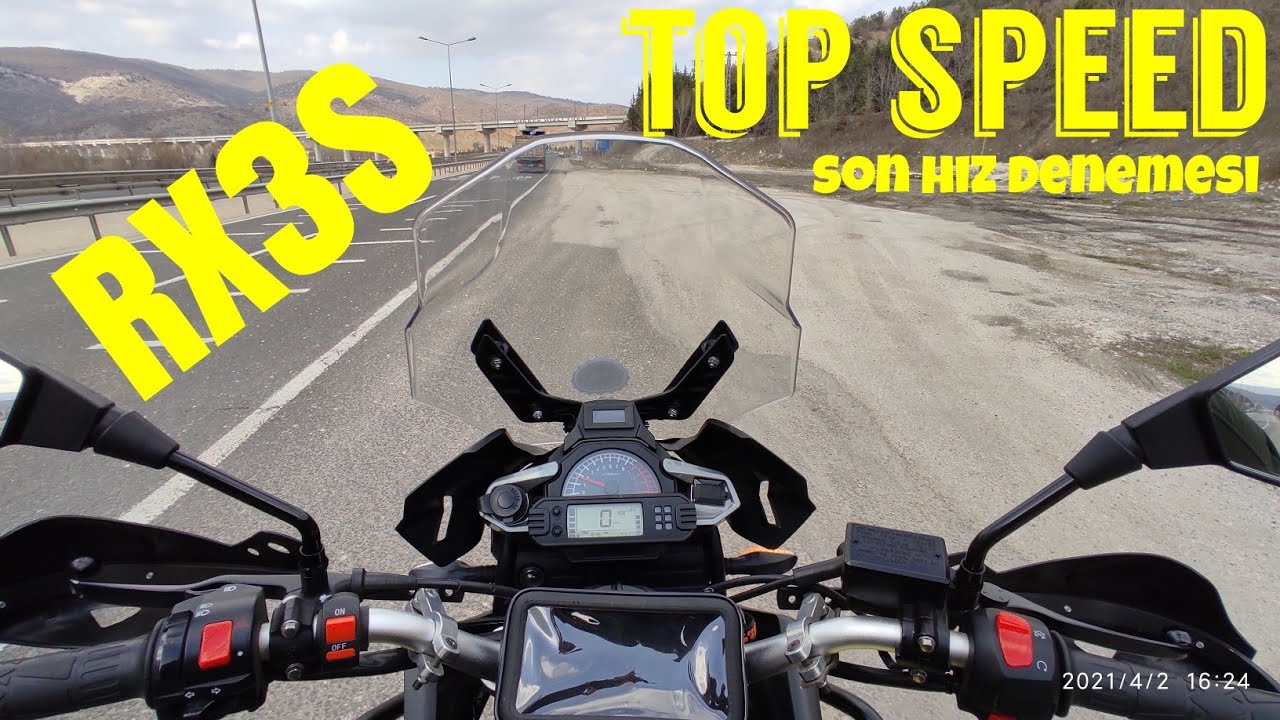 rx3s Evo top speed, Son hız denemesi    #rx3s, #topspeed,#motovlog,