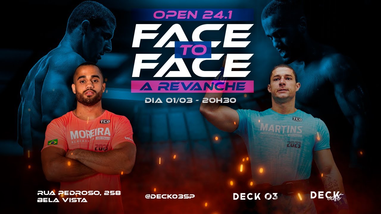 CROSSFIT OPEN 24.1 - FACE TO FACE - HENRIQUE MOREIRA x PEDRO MARTINS | DeckCast Podcast | DECK 03