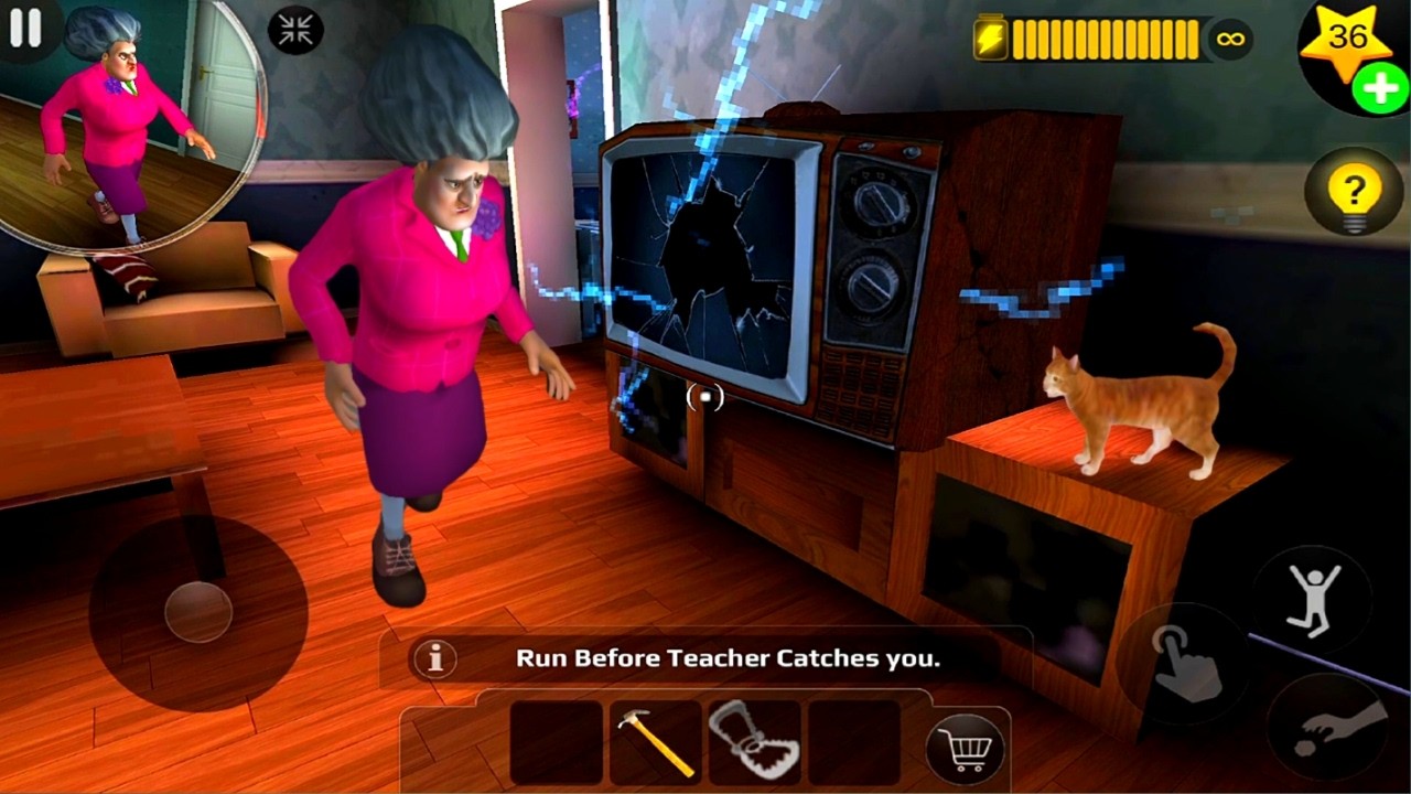 Scary Teacher 3D: The TV SHATTER Stealth Mission!