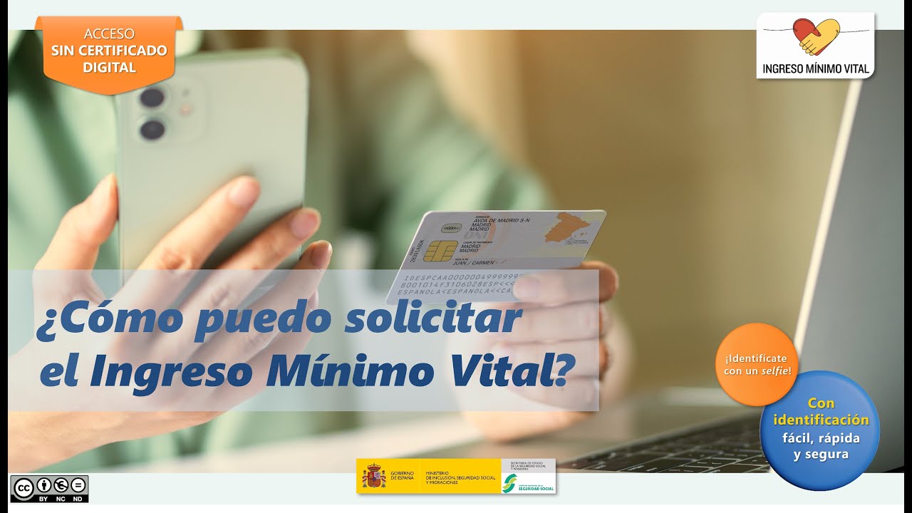 Cómo solicitar el Ingreso Mínimo Vital [sin certificado digital].