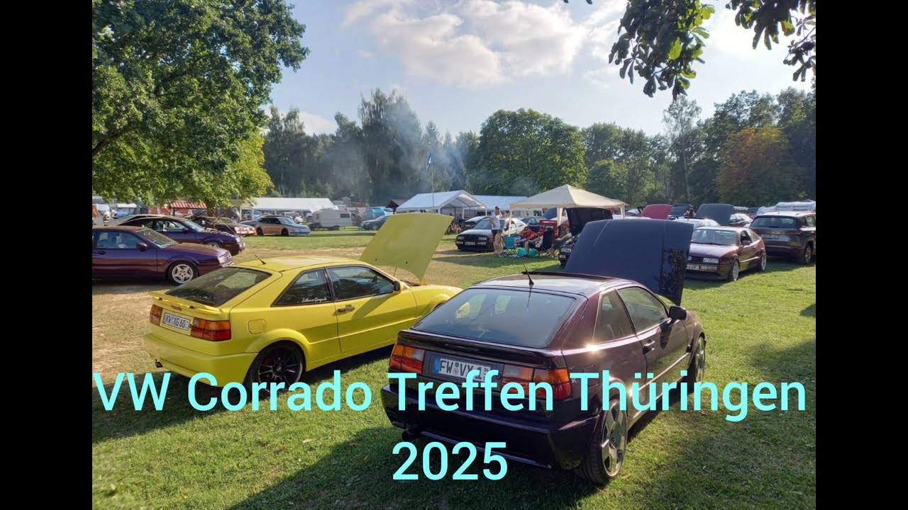 VW Corrado Treffen Thüringen 2025 ! Corrado G60 VR6 2,0l 16V 1,8l Turbo R32