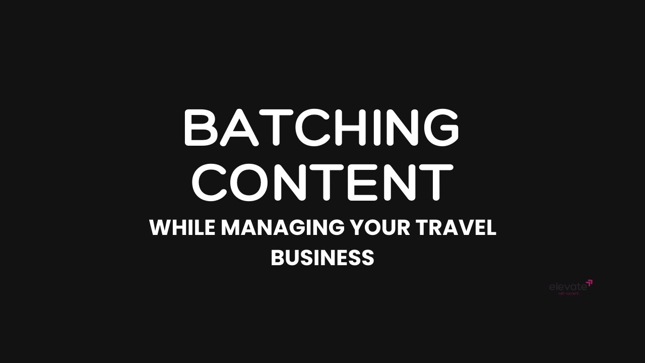 Day 41 TAIY - How do you Batch Content?