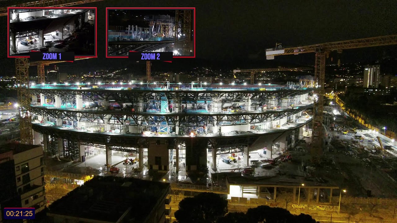 Emissi&oacute; en directe 4K! 13/02/26 de Las Obras del Camp Nou!