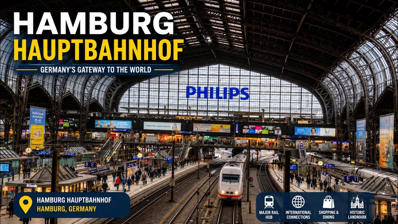 Hamburg Hauptbahnhof busiest Train Station Germany 🇩🇪