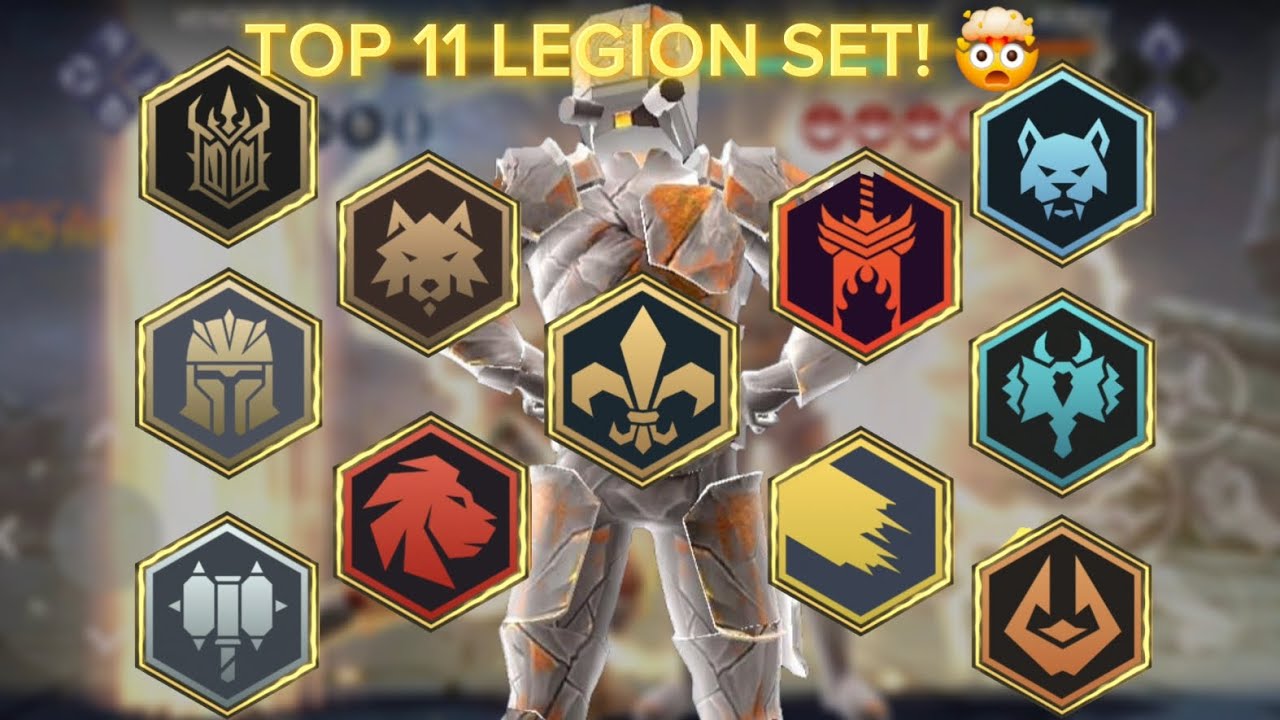 Shadow fight 3: Testing out the damage of 11 legendary legion sets! 🤯 (must watch)