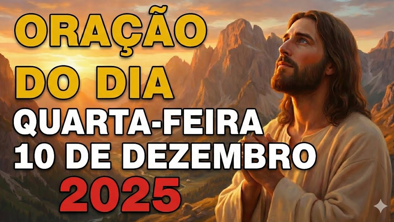 ORAÇÃO PODEROSA: Quarta-feira, 10 de Dezembro