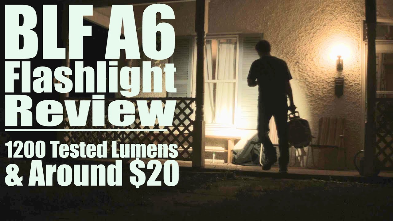 Flashlight Review: BLF A6 Astrolux S1 (1200+ Lumens) Budget $30 LED Torch (Brightest EDC size 2016)
