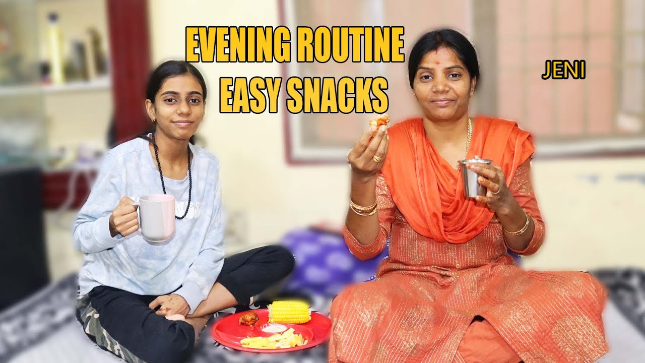 ஸ்கூல் விட்டு வந்த உடனே ஸ்னாக்ஸ் | QUICK SNACKS | After School Snacks for Kids|EVENING ROUTINE |JENI