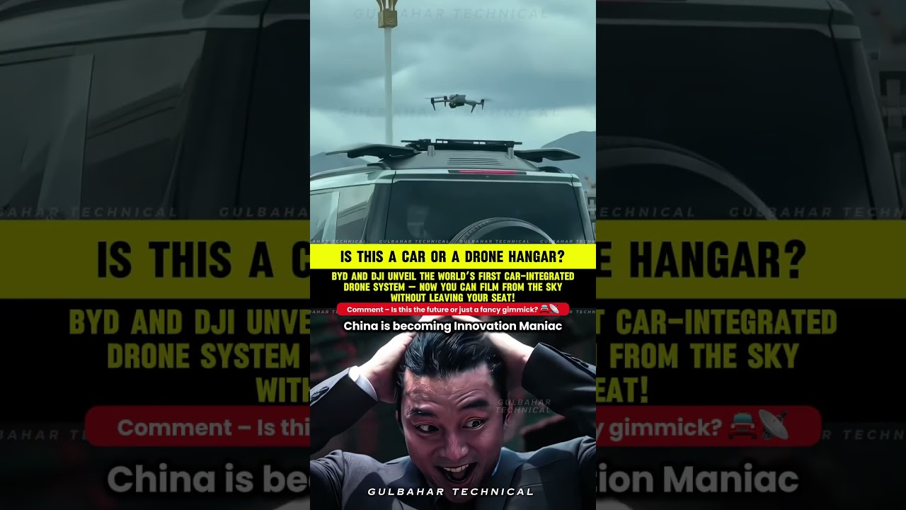 World FIRST Car-Integrated Drone System | Drone Docking in Your Car?! | BYD's Sci-Fi Innovation! ✨🚀