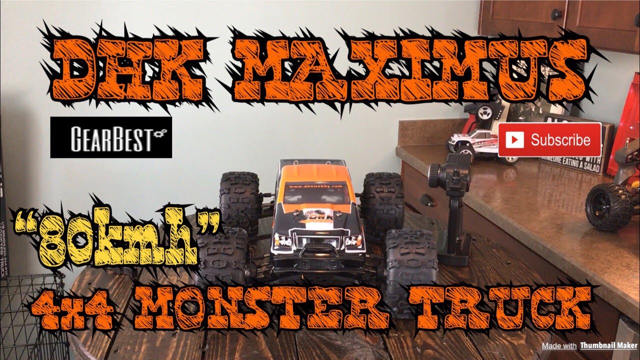 DHK Maximus 8382 4x4 Monster Truck 1/8 scale 80km/h BIG RC review