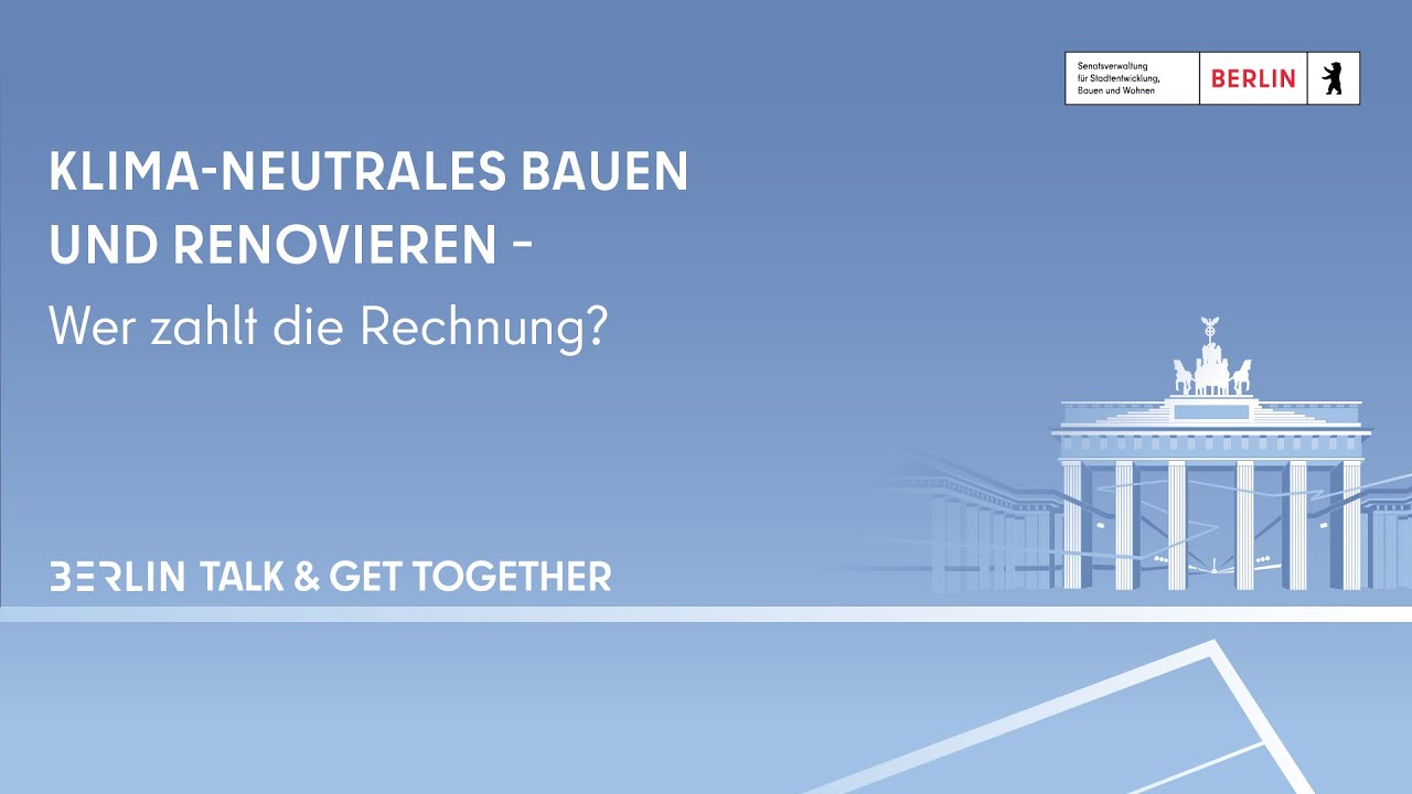 MIPIM 2024 Panel 9 - Klima-neutrales Bauen und Renovieren – wer zahlt die Rechnung?