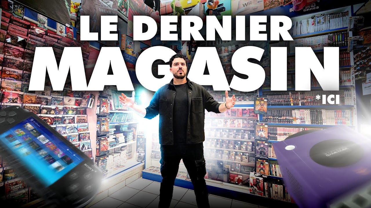Il est le DERNIER SURVIVANT des MAGASINS de jeux vidéo ICI !