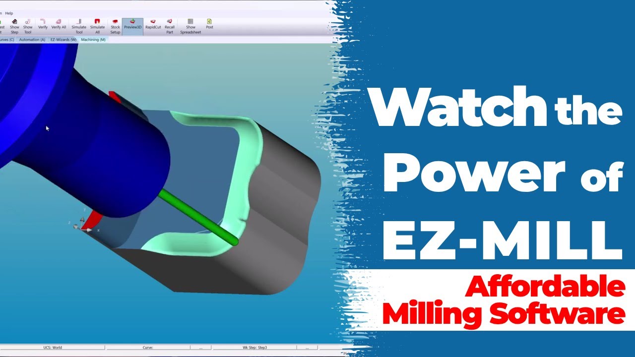 Узнайте о возможностях программирования фрезерных станков с ЧПУ EZ-MILL #EZCAM #cncmachining #cnc...