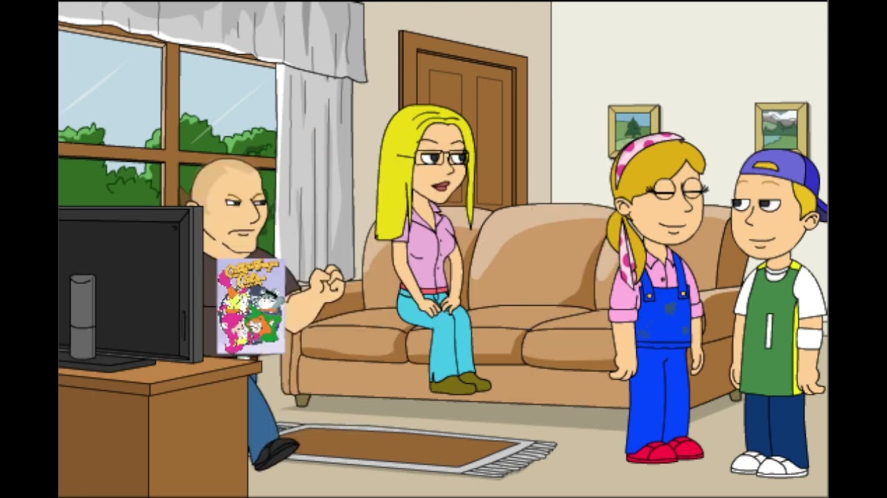 Childish Dad destroys Cattanooga Cats The Complete Series DVD and gets Grounded