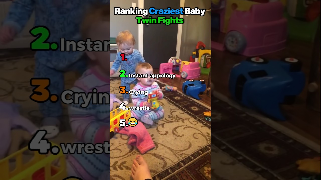 Ranking Craziest Baby Twin Fights 👶👶