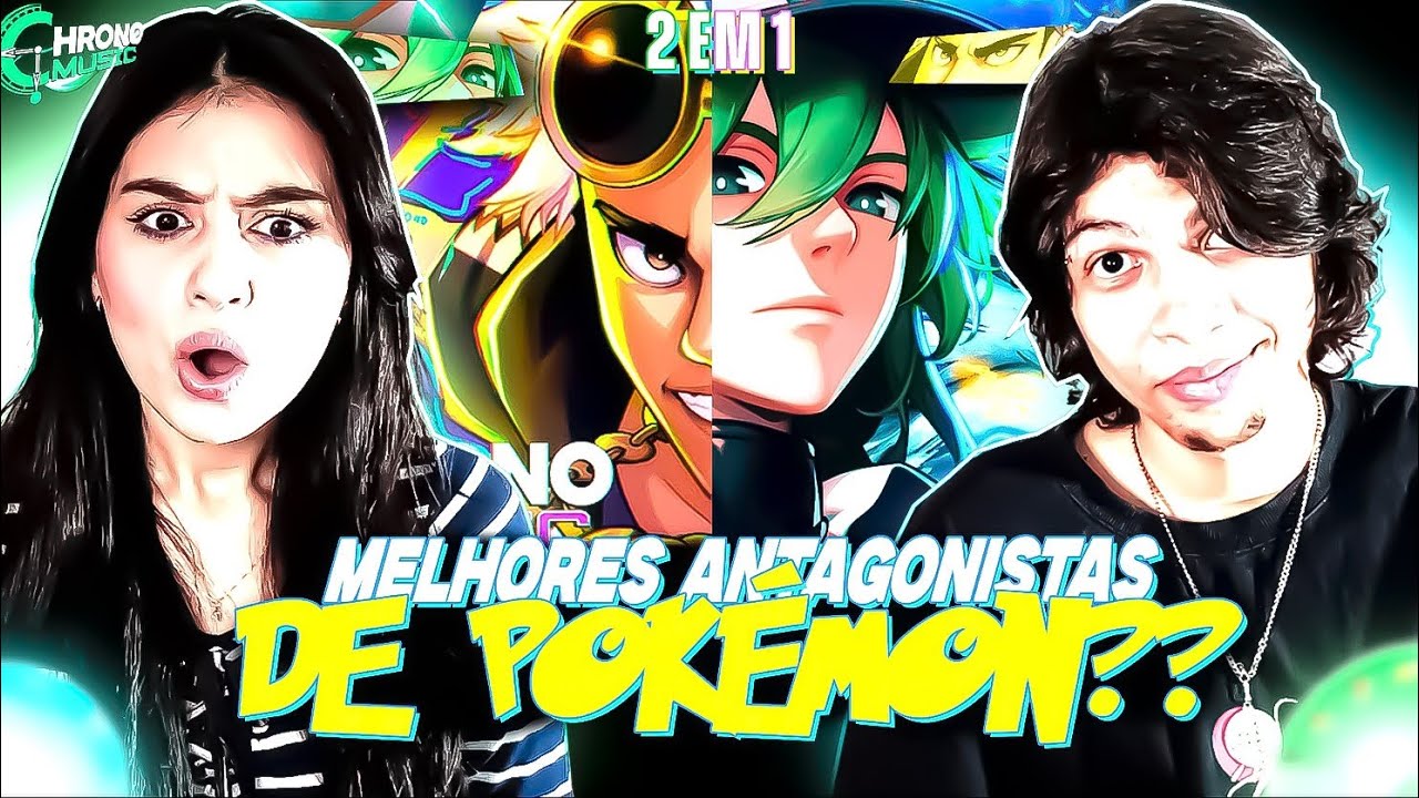 CONHECENDO GUZMA E N (Pokémon) | CHRONO | SEGUNDO LUGAR e REI DE UNOVA - REACT VT E LELE