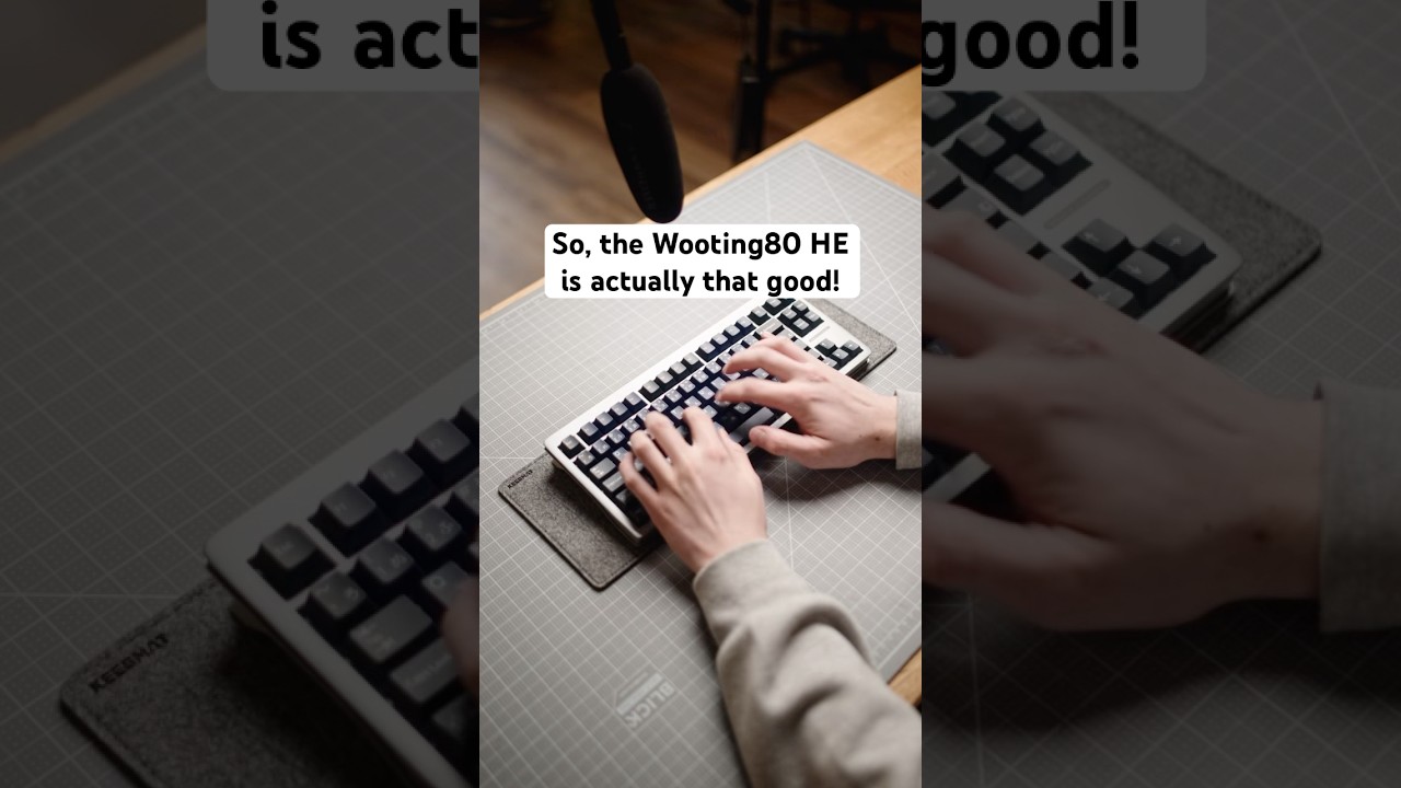 Wooting80 HE действительно настолько хороша! Лучшая игровая клавиатура, без сомнений!