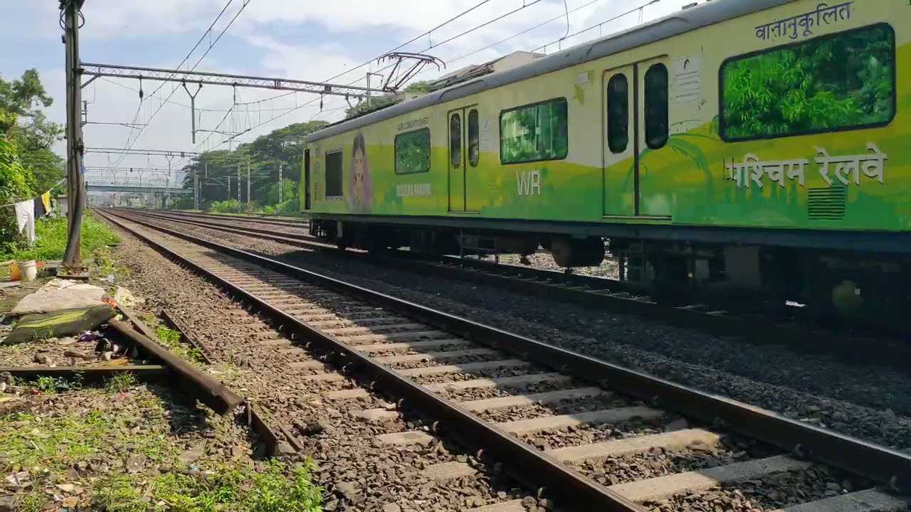 Bhayandar station to Churchgate station Ac slow  &  Bhayandar station to Churchgate station first