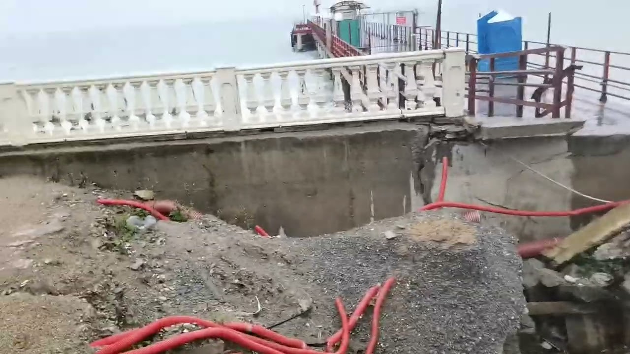 Обзор Лоо (Большой Сочи), а так же пляжа и моря в январе!