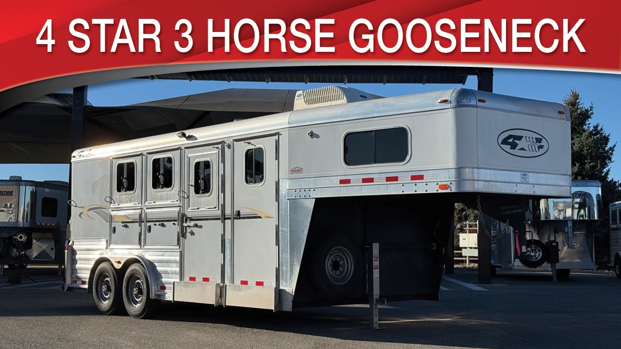 4 Star 3 Horse Goosneck