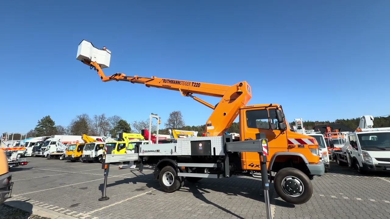 Mercedes Vario 814 D 4x4 Zwyżka RUTHMANN STEIGER T220 Podnośnik Koszowy duetduda.pl
