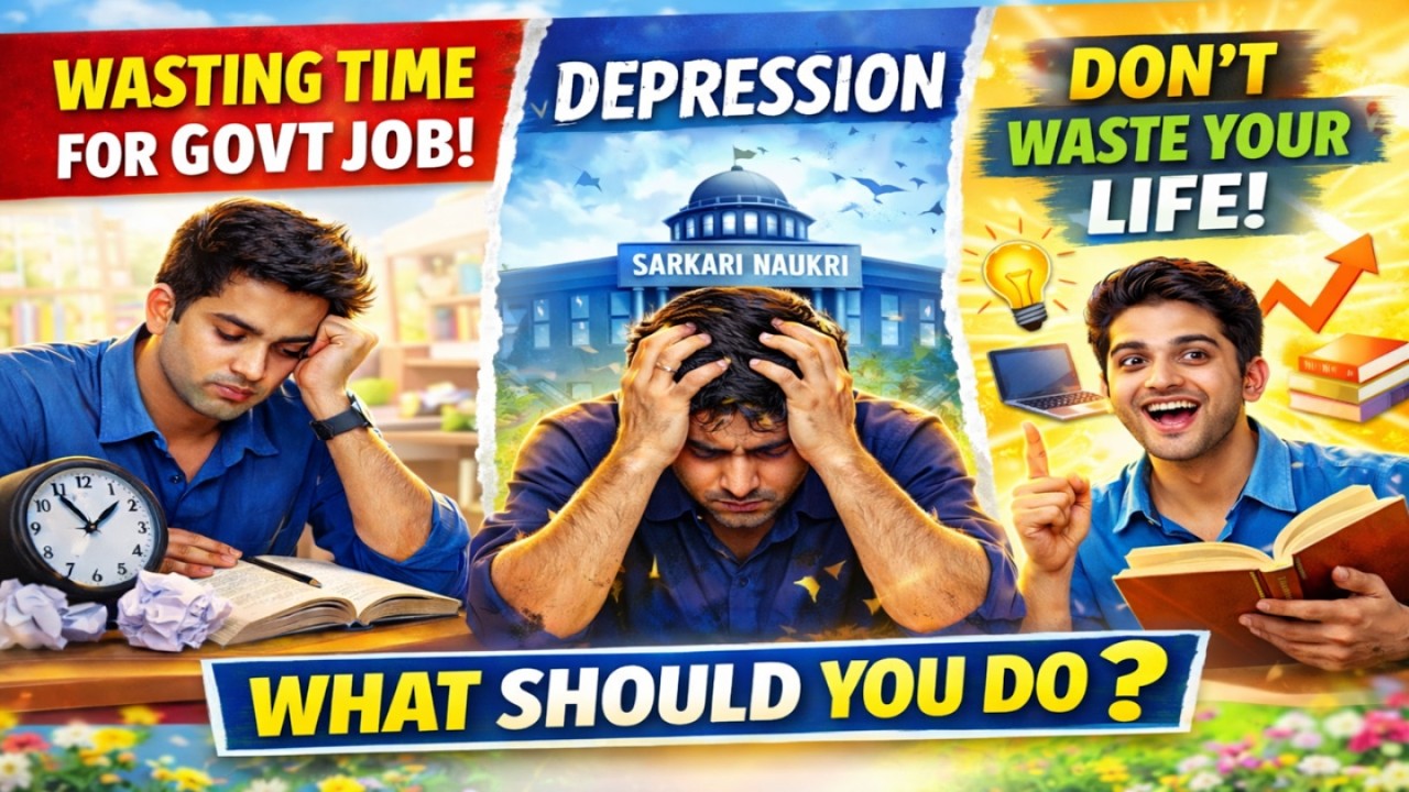 Govt Job Preparation Reality in India | How To Escape Depression | Are Government Exams Worth It?