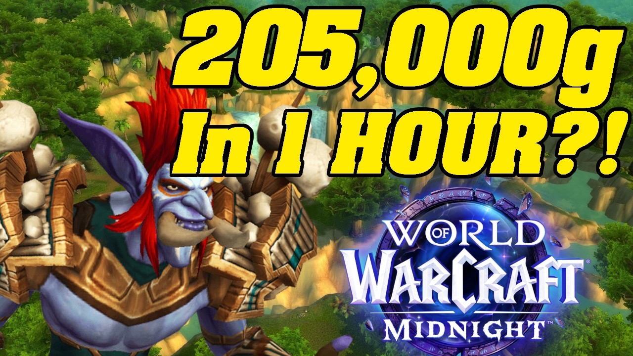 205 000 г за 1 ЧАС!? Полуночная золотая ферма в WoW