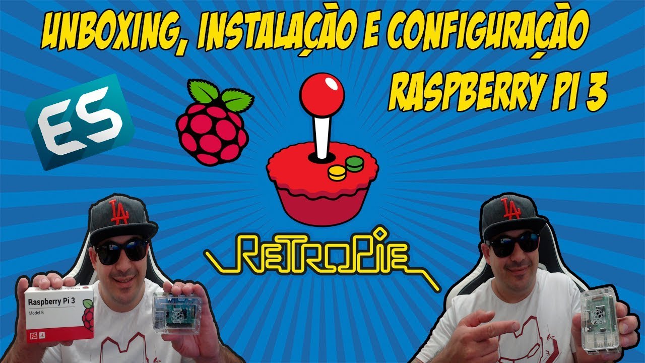 Raspberry Pi 3 - Unboxing e instalando RetroPie (EmulationStation) e Adicionar ROMs