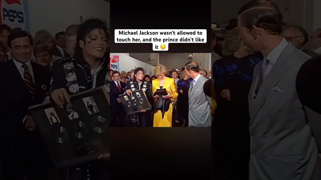 MICHAEL JACKSON AND PRINCESS DIANA MEET FOR THE FIRST TIME | PRINCE CHARLES DIDNT LIKE THAT 😯