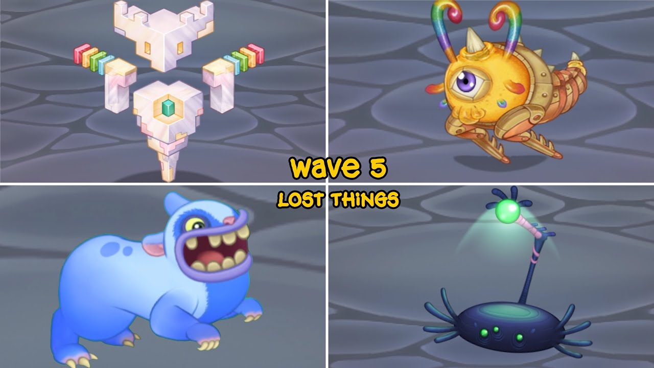 Monsters Lost Things - Ethereal Workshop (wave 5) | My Singing Monsters